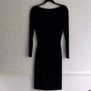 David Meister Black Cocktail Dress Size 6 MADE IN USA